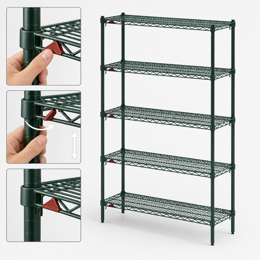 Adjustable Wire Shelves