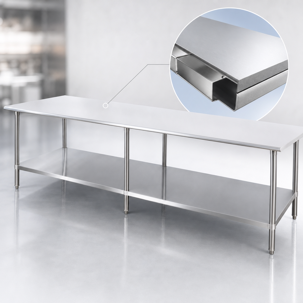 Reinforced Stainless Steel Top