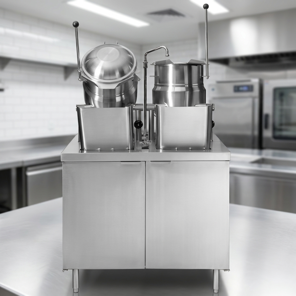 Experience the superior build quality of the 6-gallon tilting kettle, engineered to meet stringent ASME code standards for peak performance and safety.