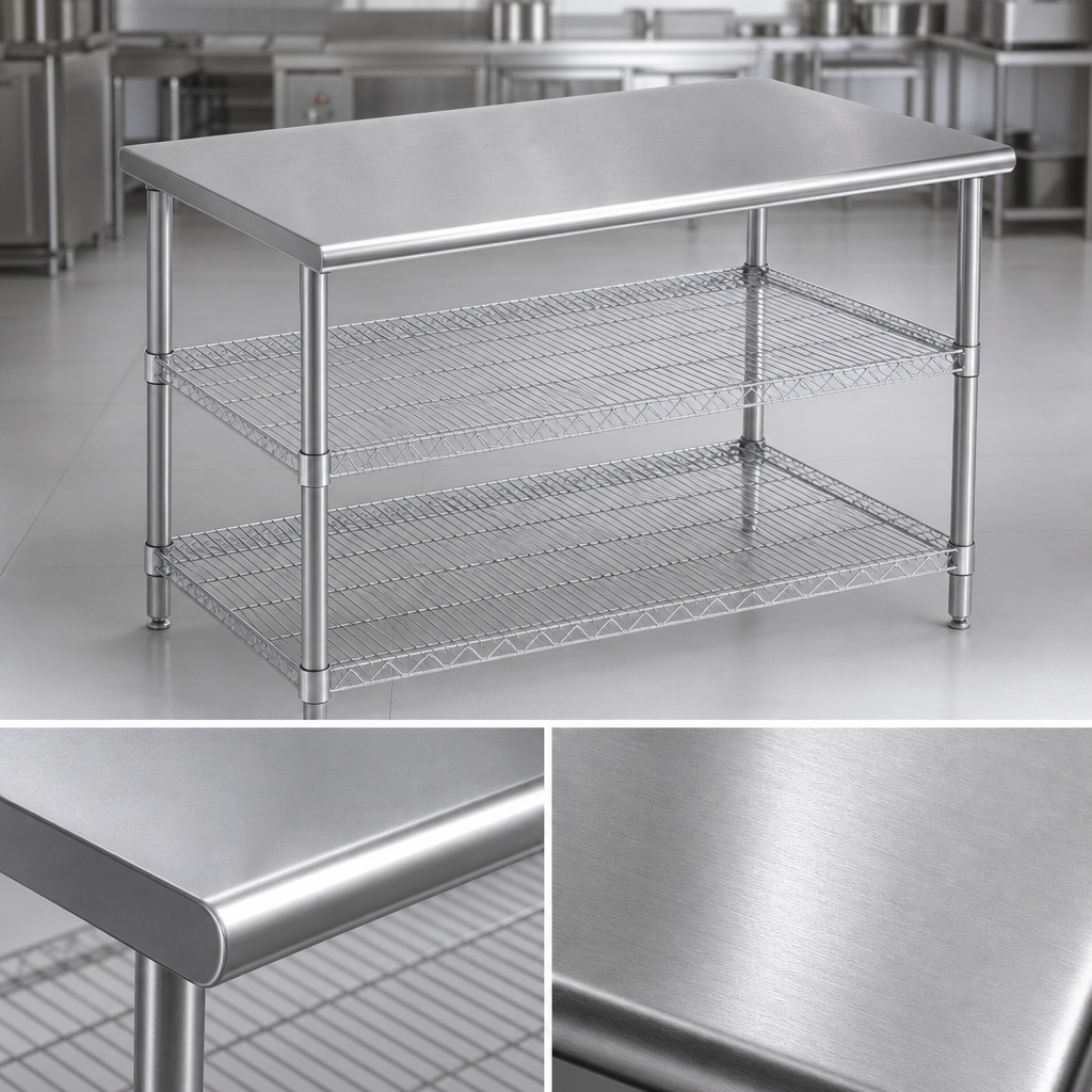 16/304 Stainless Steel Top