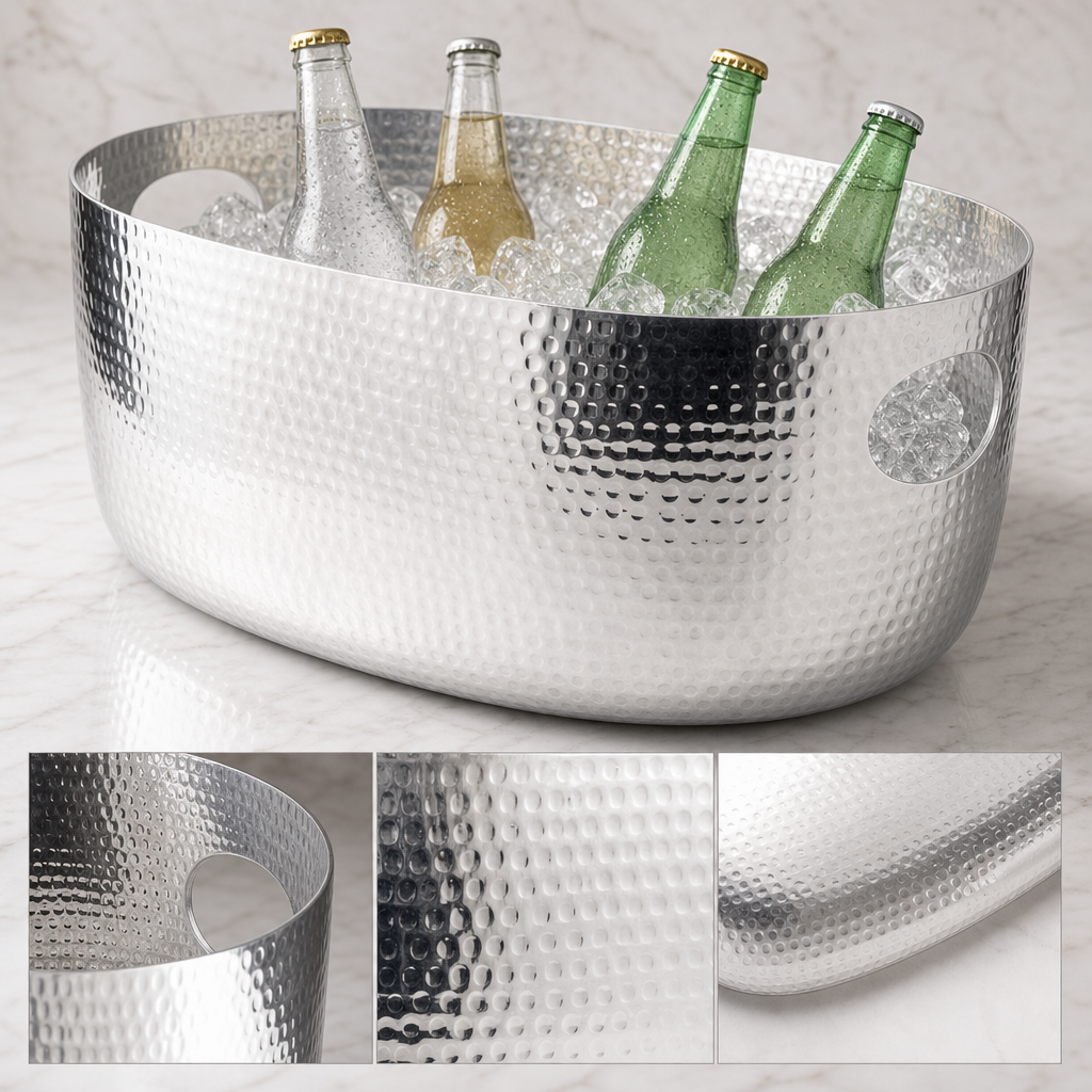 Hammered Aluminum Construction