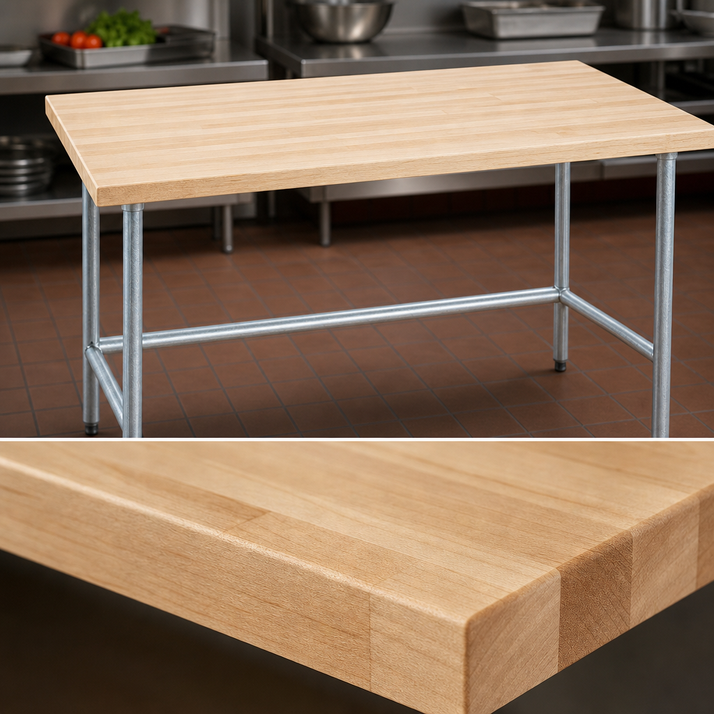 Laminated Hard Maple Top