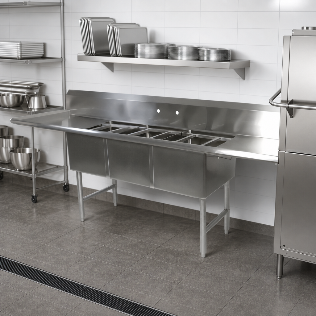 Straight Dishtable Design