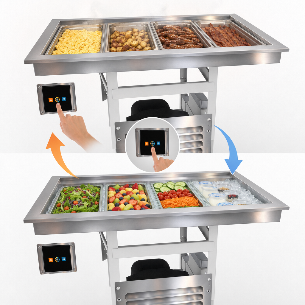 Hot and Cold Switchable Display