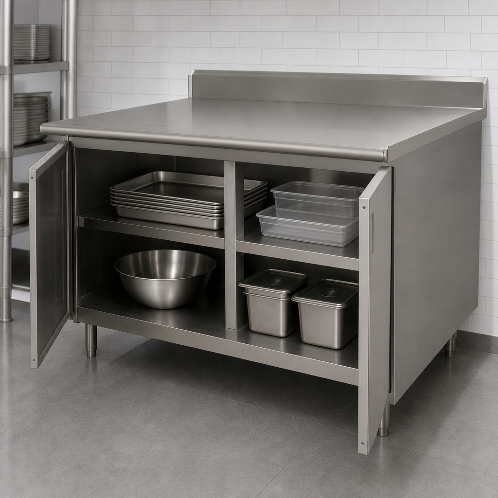 Cabinet Base with Hinged Doors