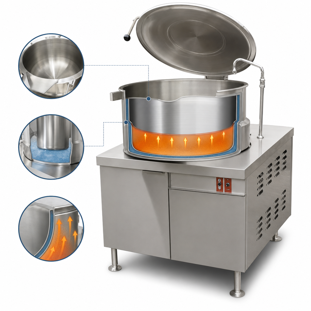 2/3 Steam Jacketed