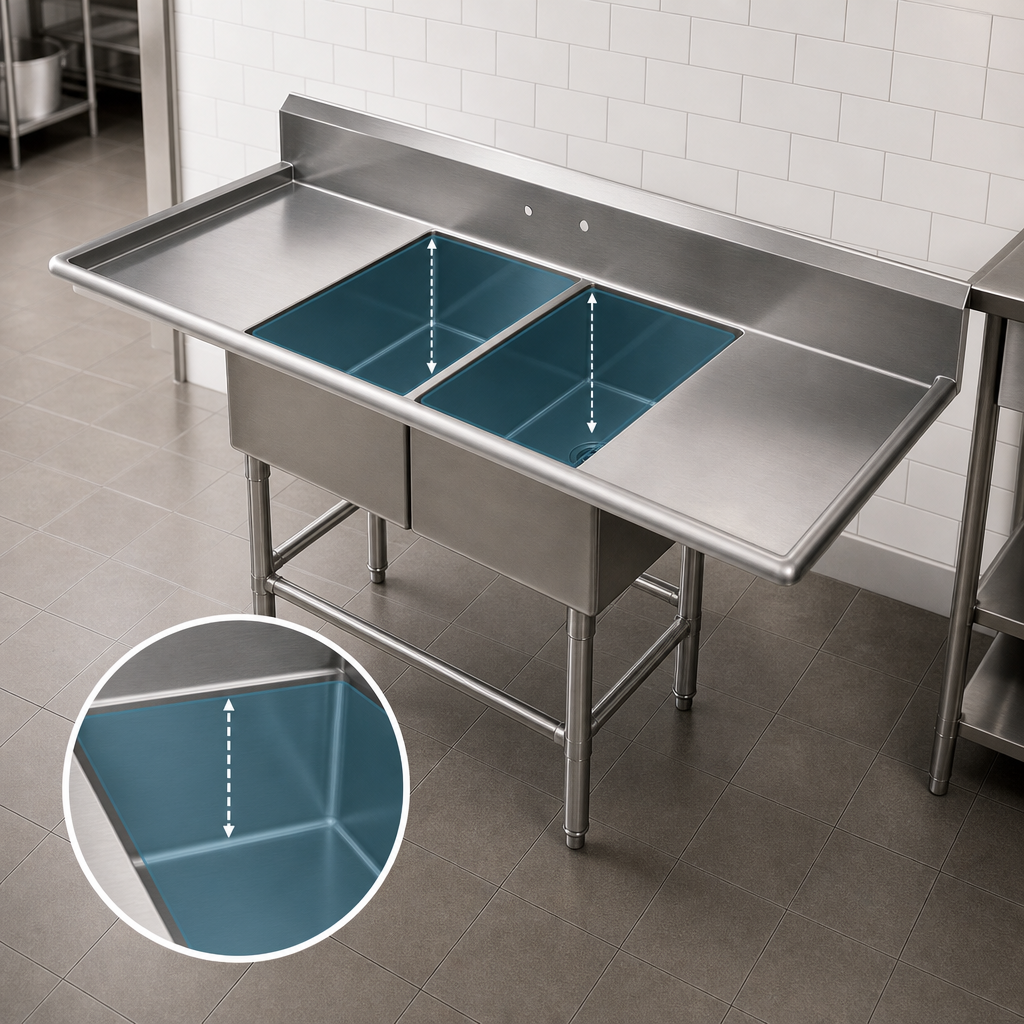 Two 14-Inch Deep Compartments