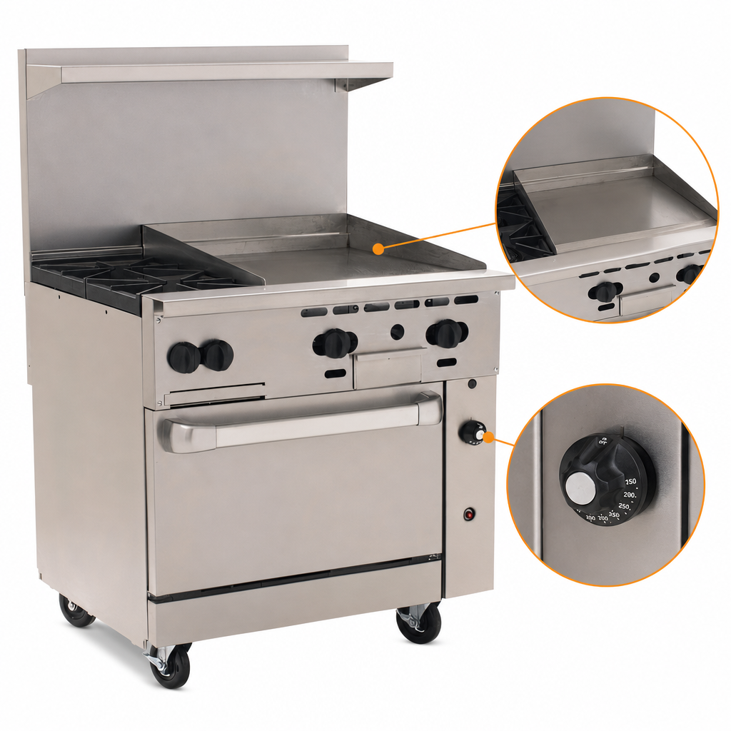 24-Inch Thermostatic Griddle