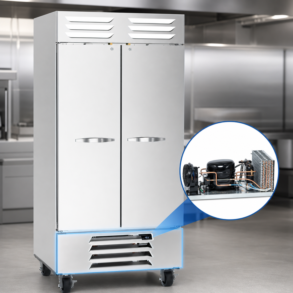 Bottom-Mounted Self-Contained Refrigeration