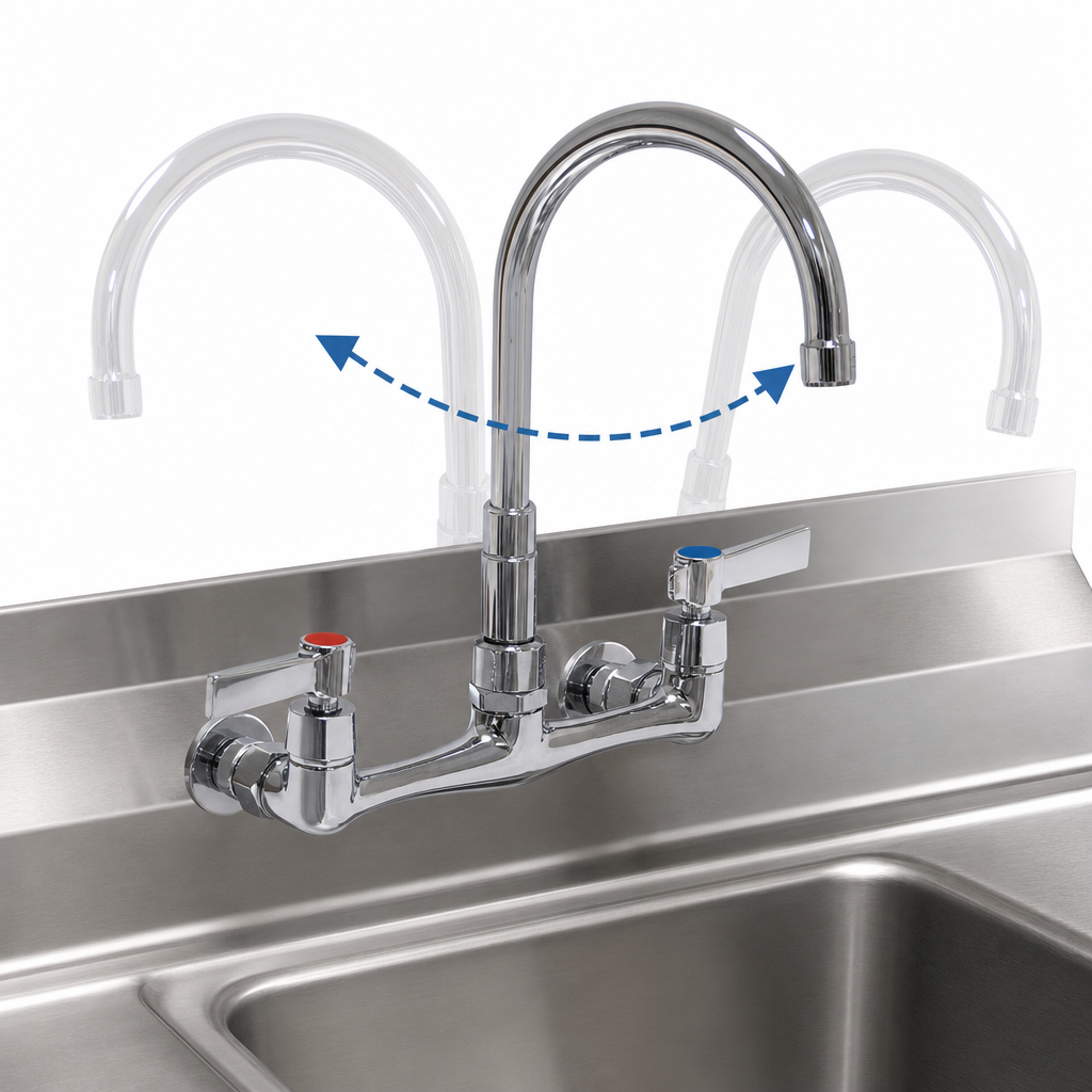 6-Inch Swivel Gooseneck Spout