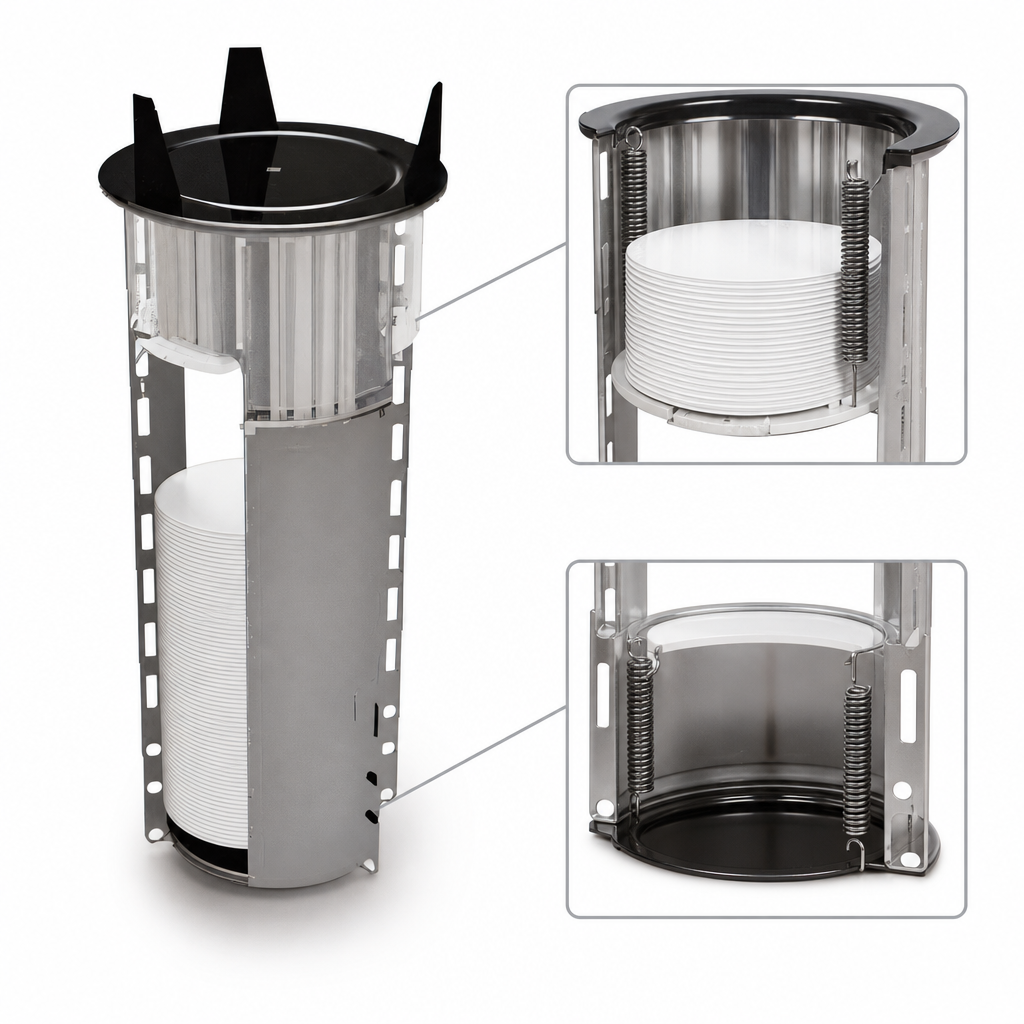 Self-Leveling Dispensing Tube