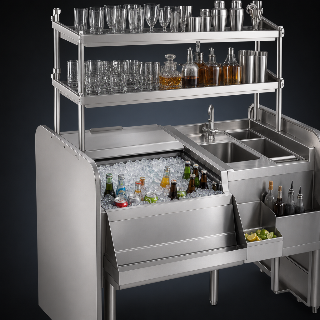 24-Inch Ice Chest with 10-Circuit Cold Plate