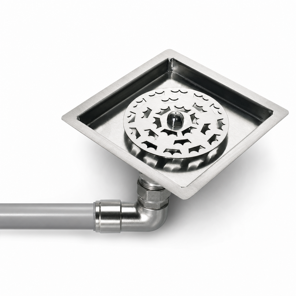 Built-In 1/2-Inch Drain