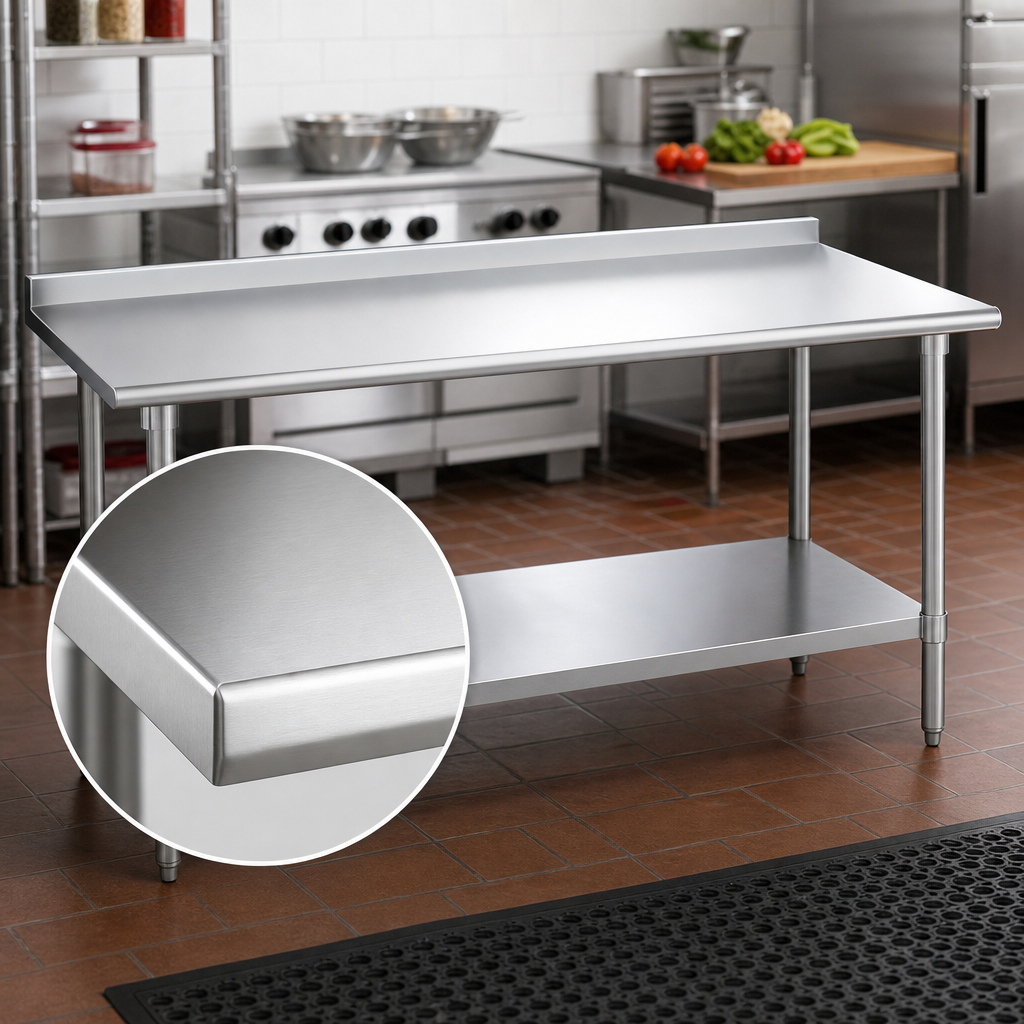 18-Gauge 400-Series Stainless Top