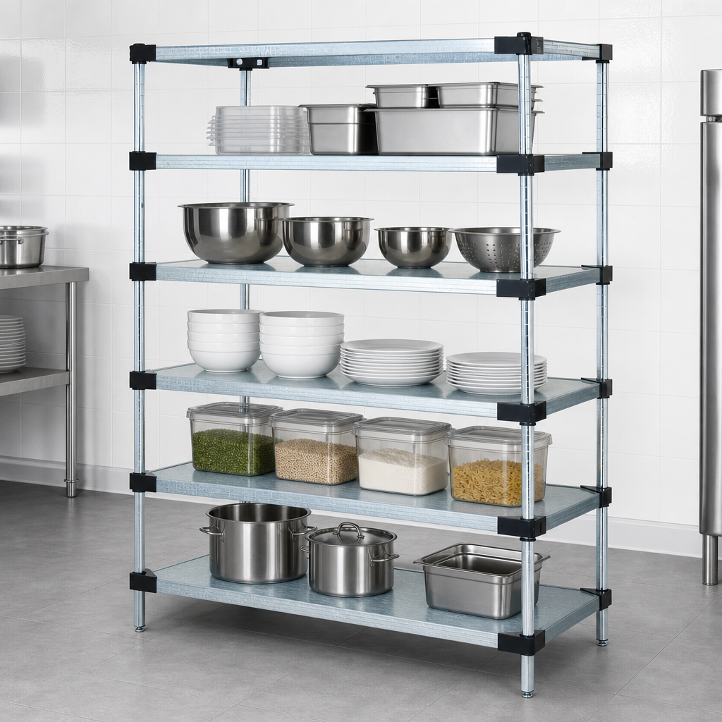 Five Solid Shelves