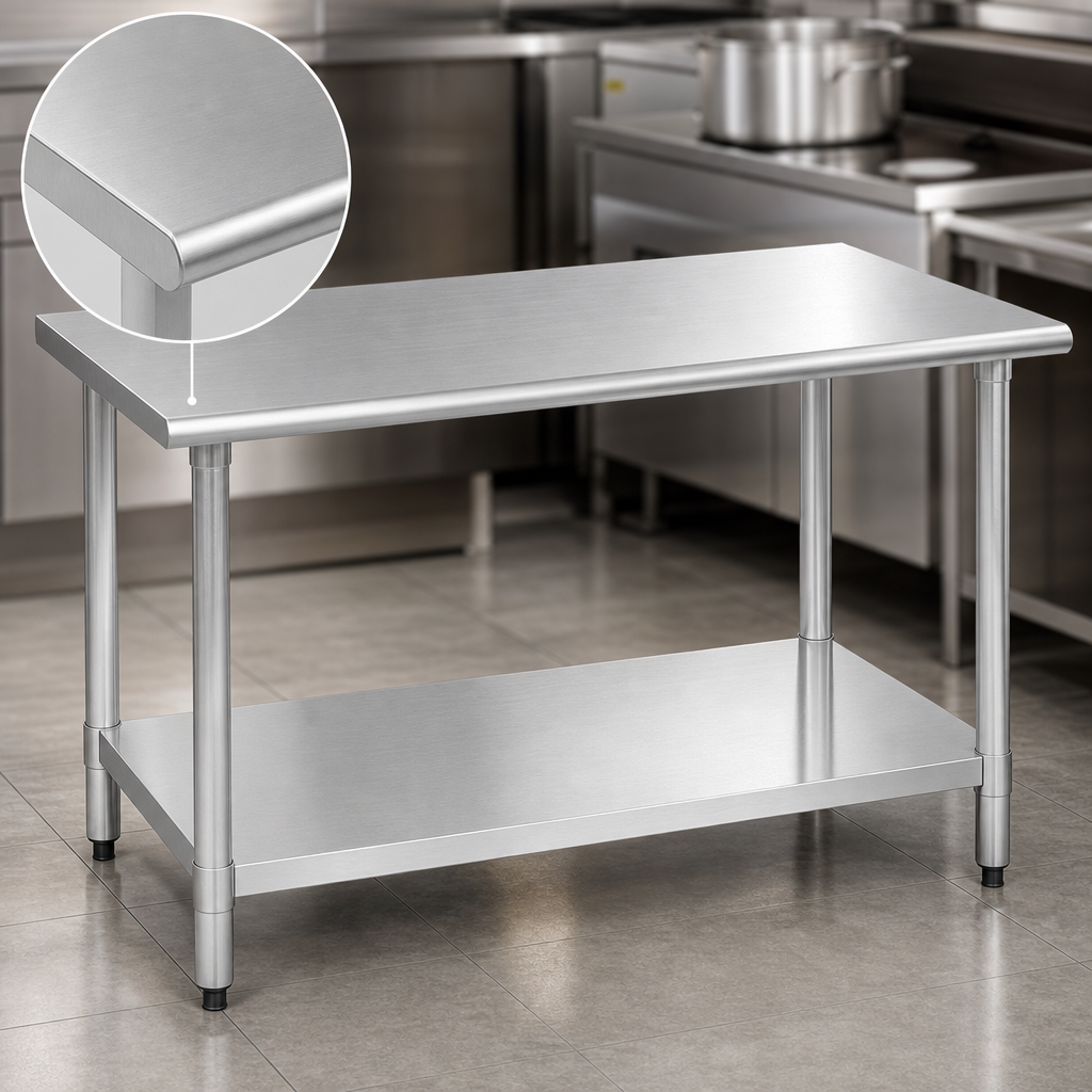 16-Gauge Stainless Steel Top