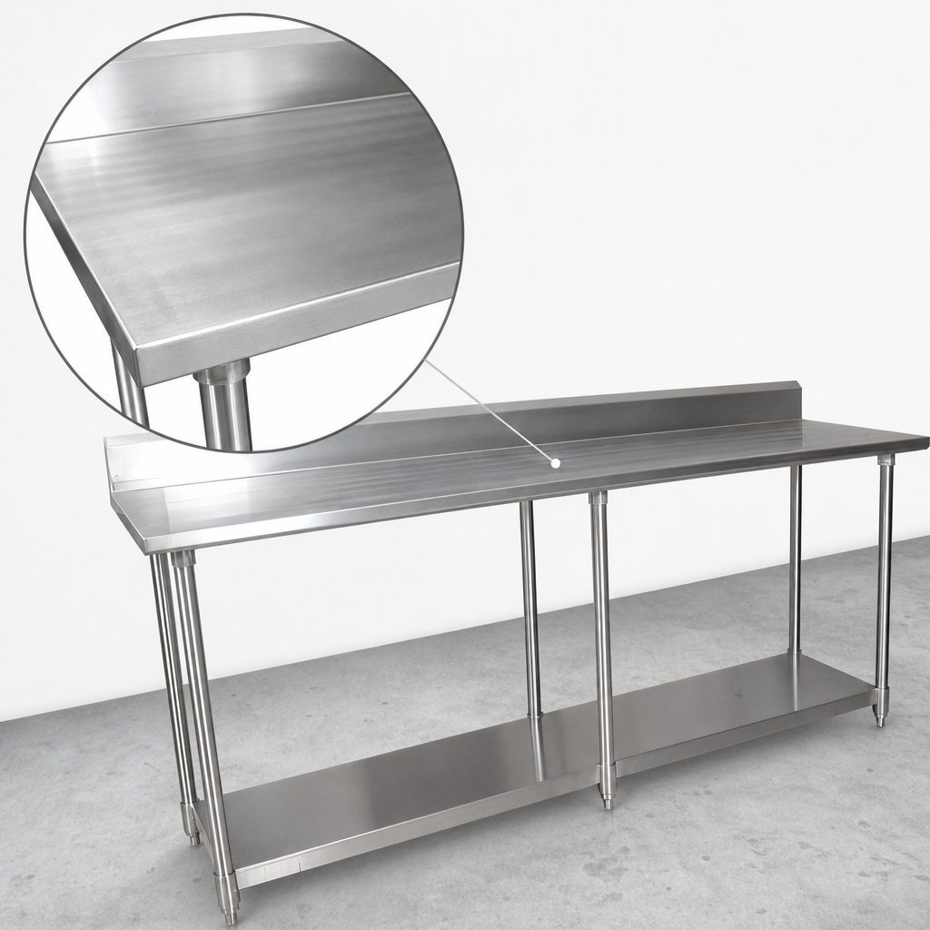 T-304 16-Gauge Stainless Steel Top