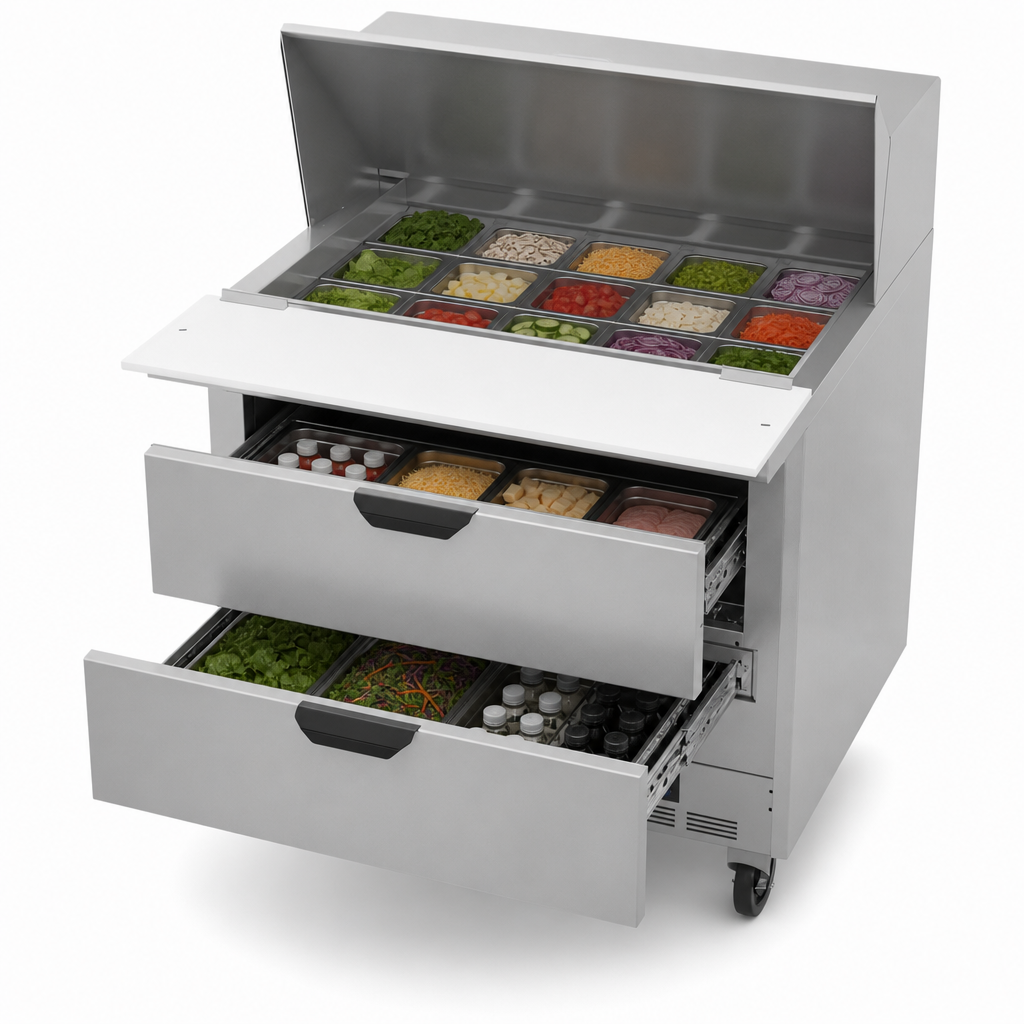 Dual Pull-Out Drawers