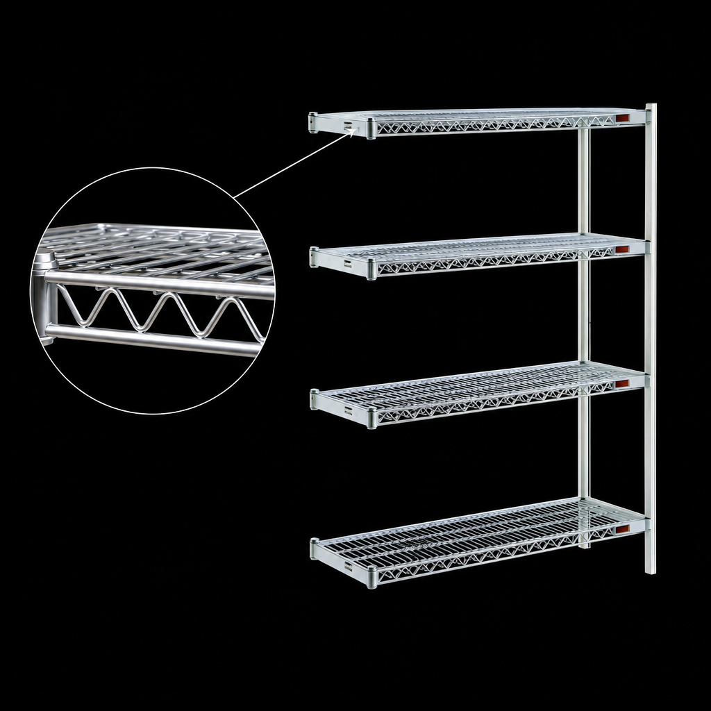 Patented QuadTruss® Shelf Design