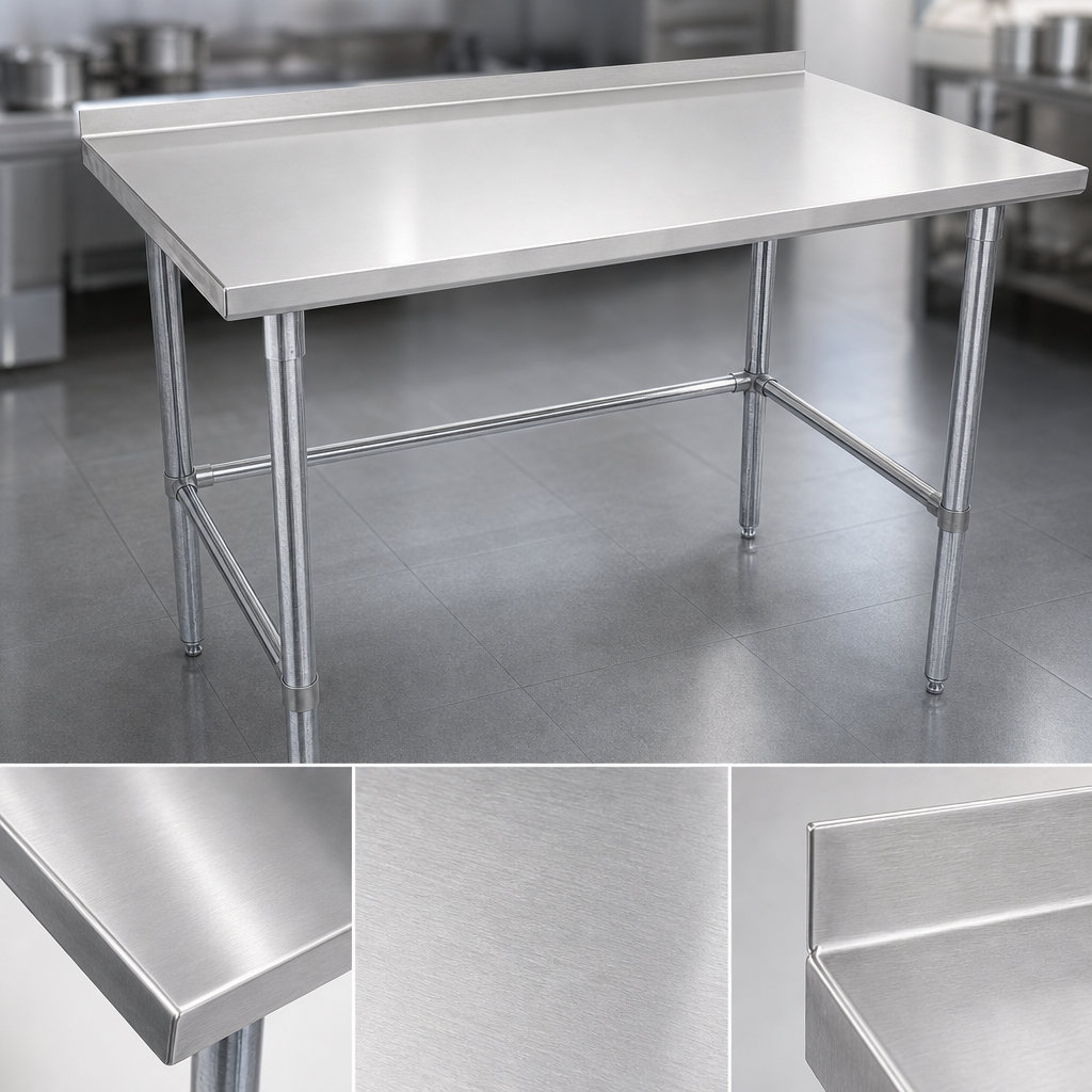 16 Gauge Stainless Steel Top