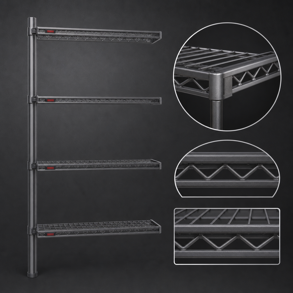 Patented QuadTruss Shelves