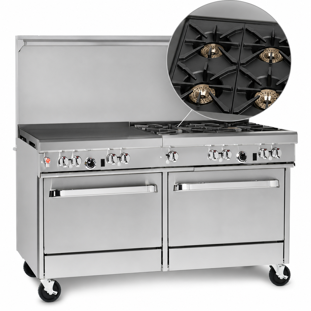 Two Non-Clog Burners