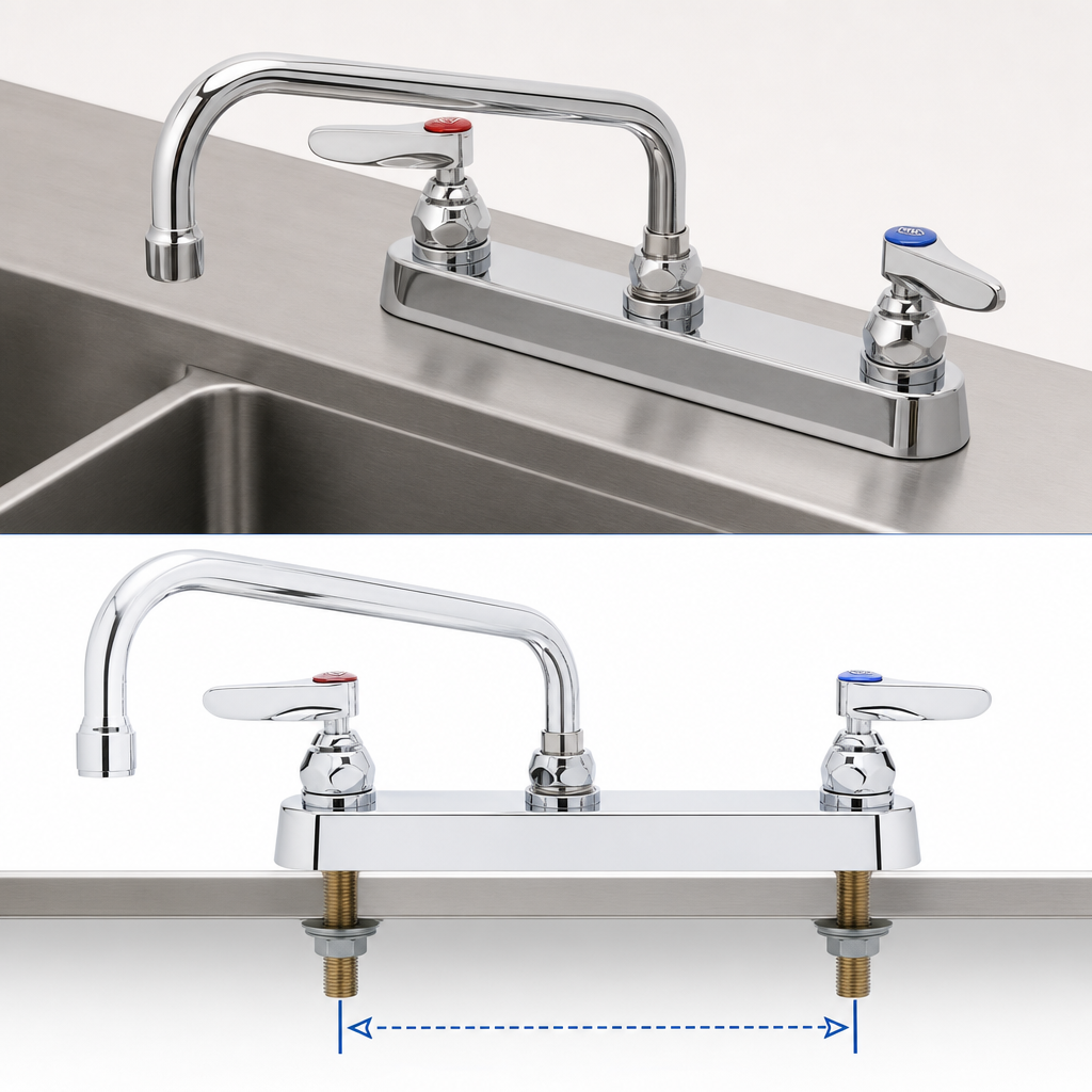 8-Inch Center Deck-Mount Design