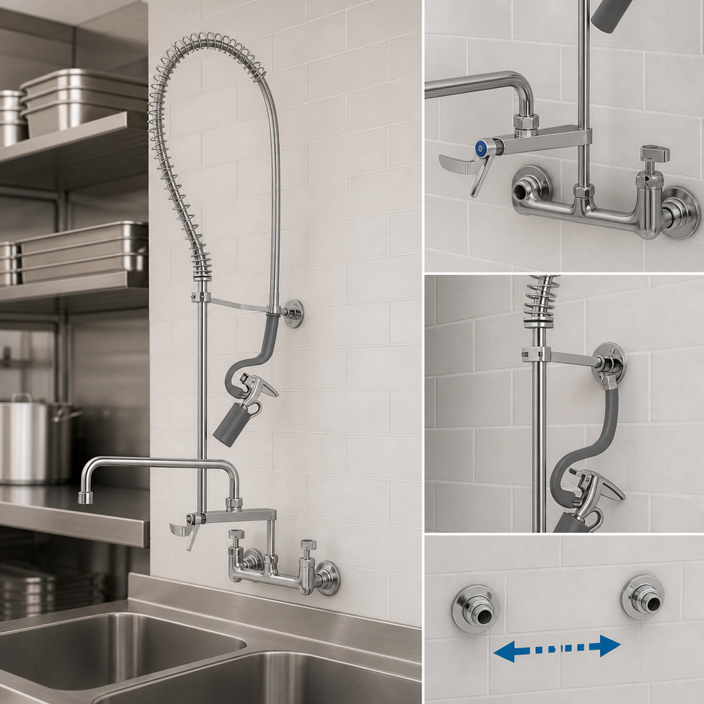 Wall-Mount Pre-Rinse Design