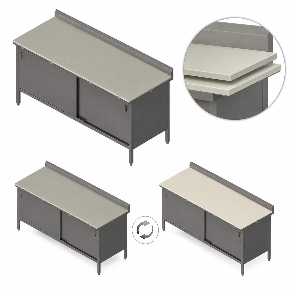 Reversible Poly Top Surface