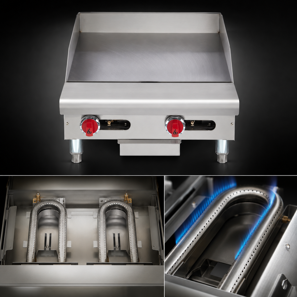 Two U-Shaped Burners