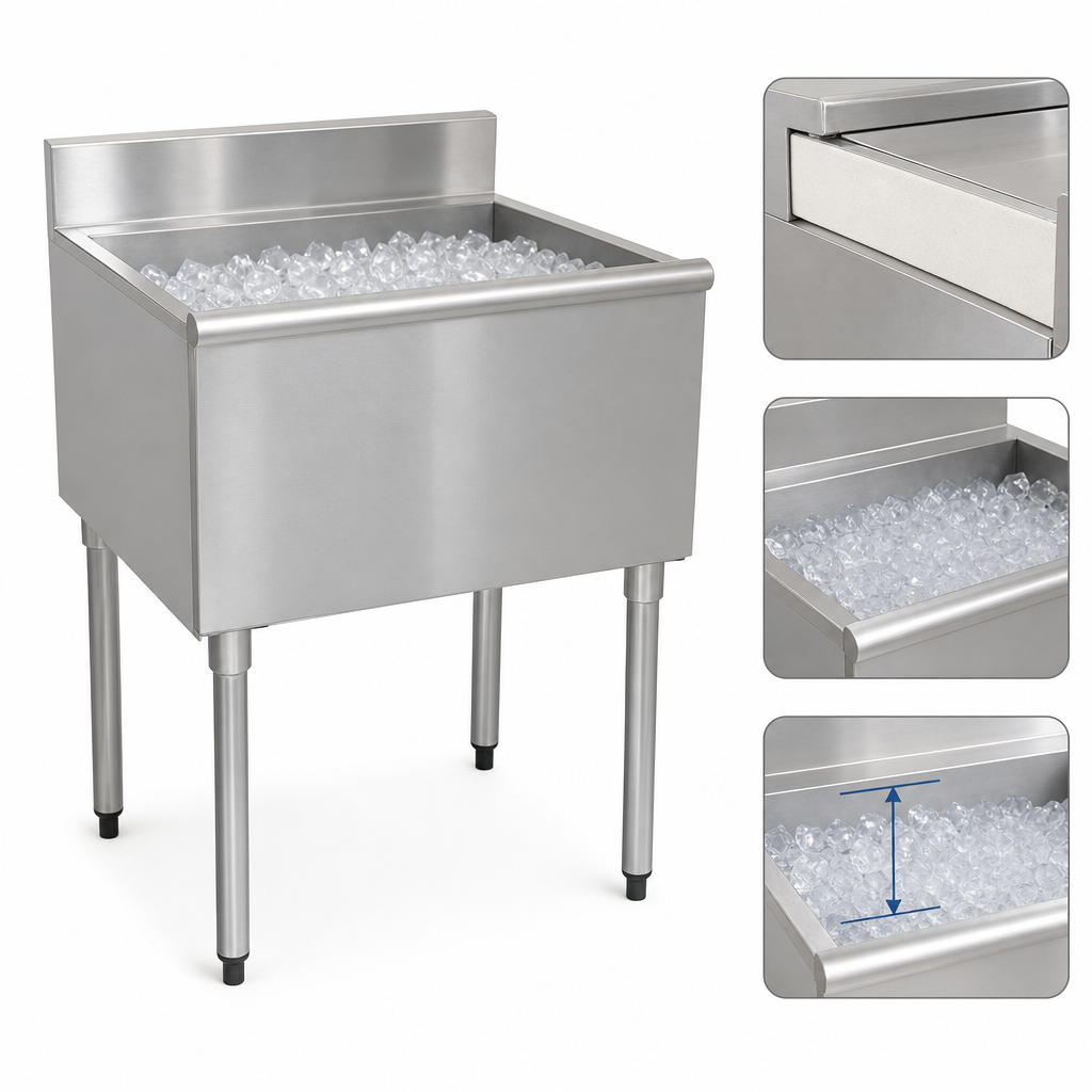Insulated Fabricated Ice Bin