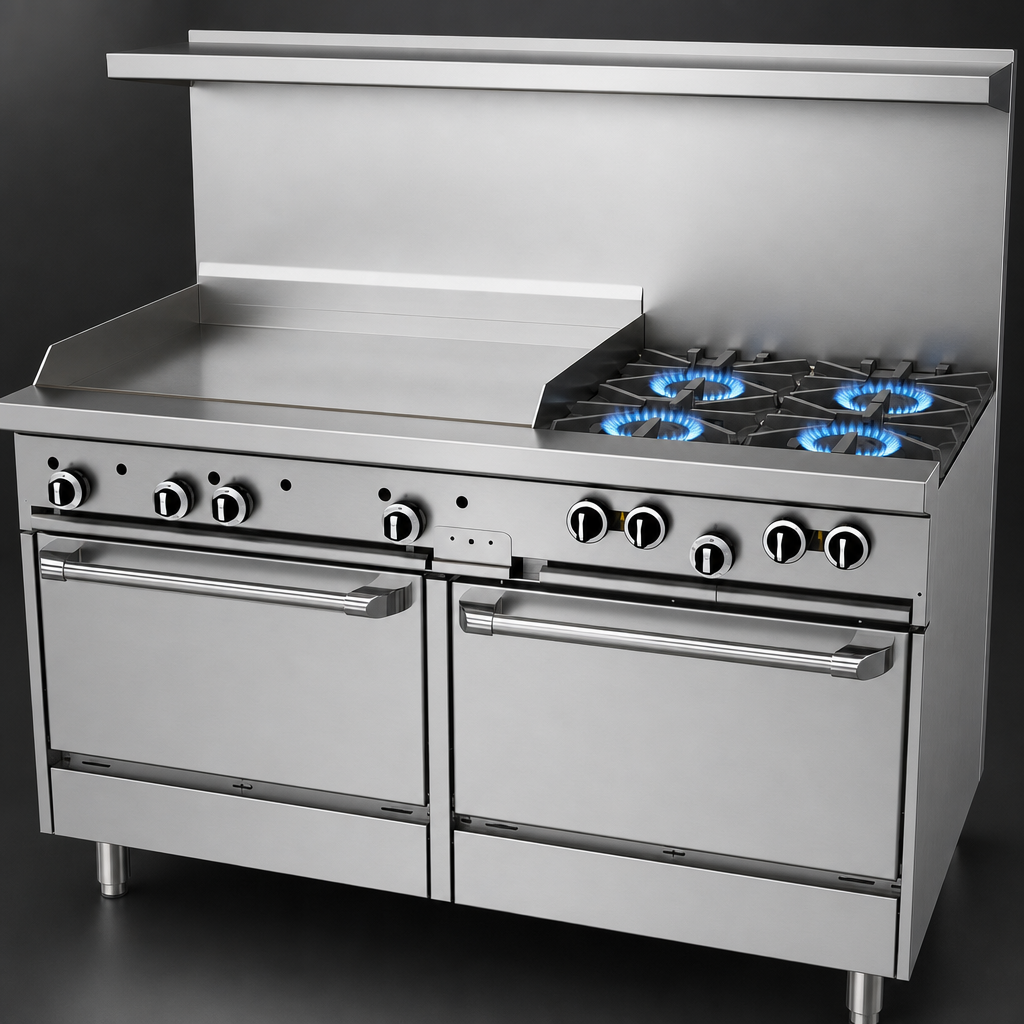 Four Open Burners