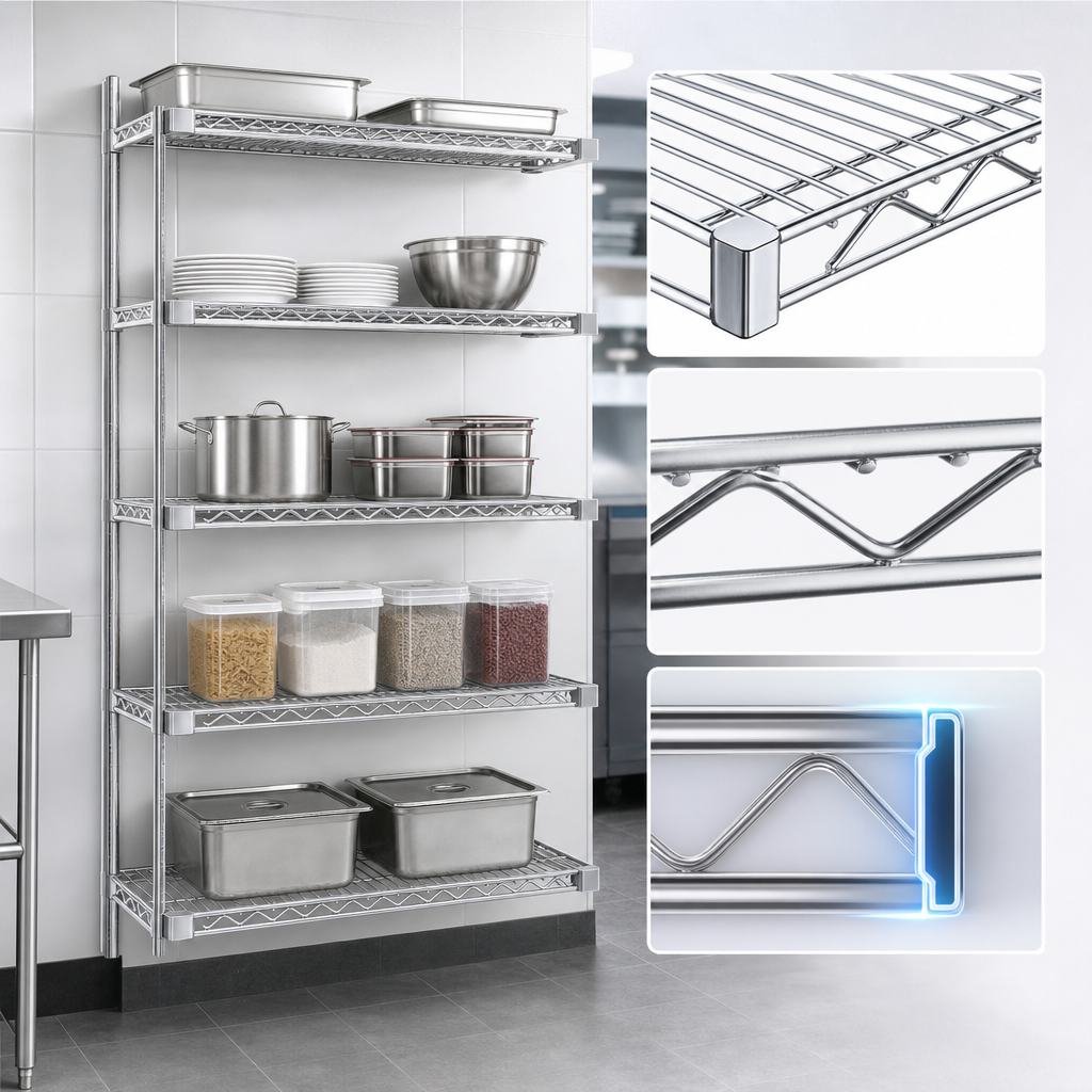 Patented QuadTruss® Shelf Design
