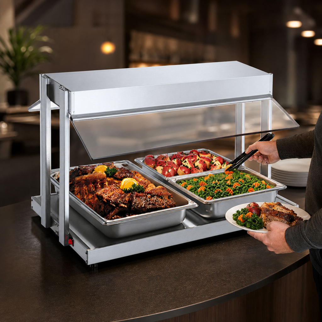 Buffet-Style Sneeze Guards
