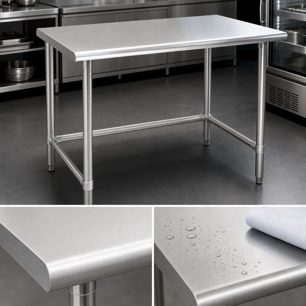 Heavy-Gauge 430 Stainless Steel Top