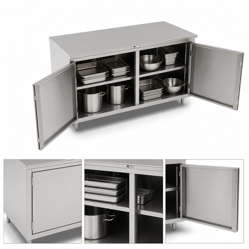 Cabinet Base With Hinged Doors