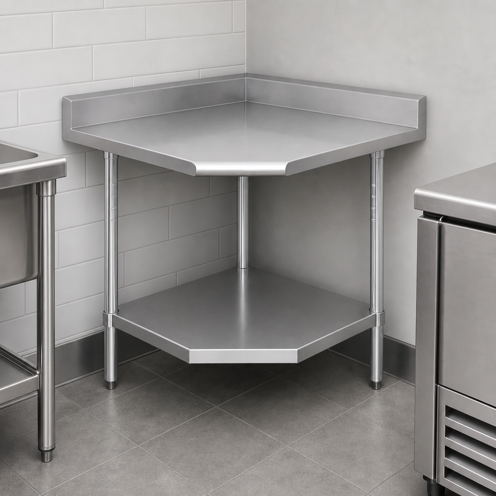 Corner Work Table Design