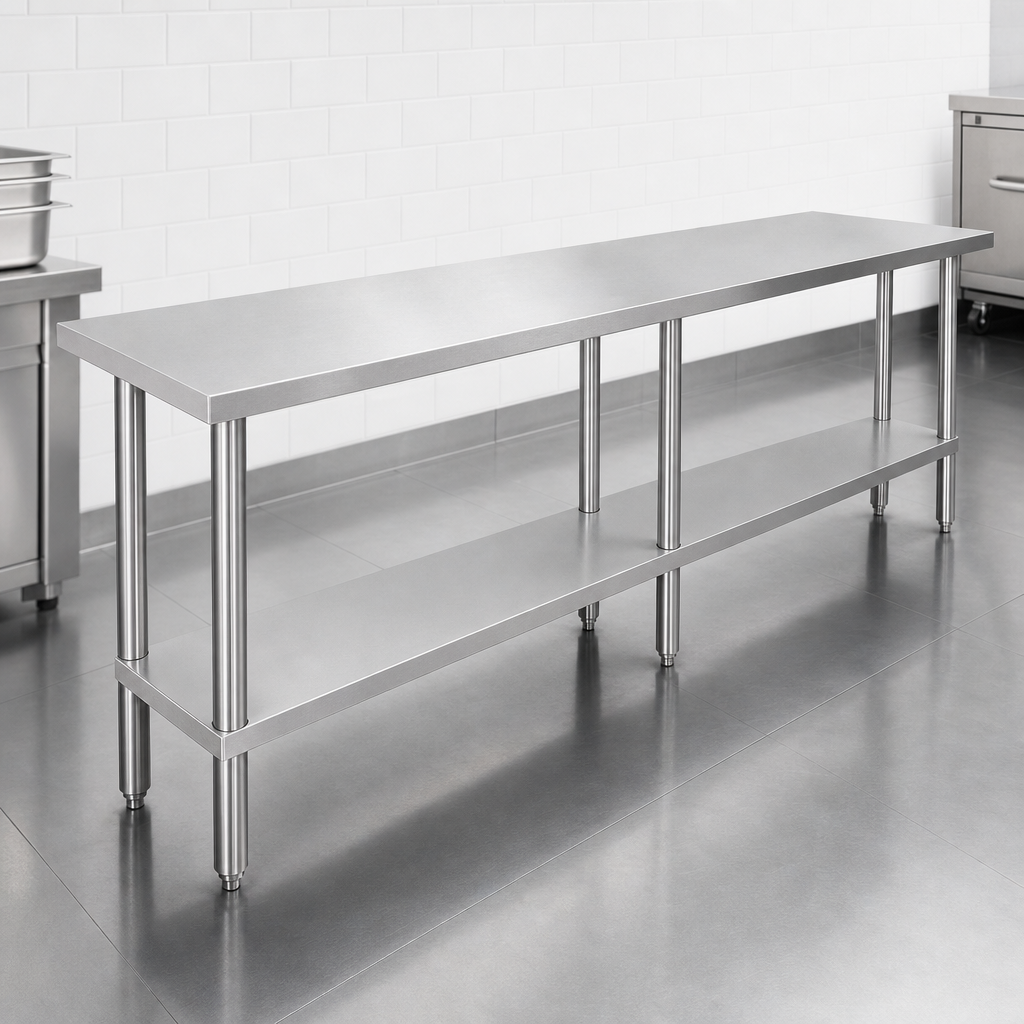 Stainless Steel Legs and Undershelf