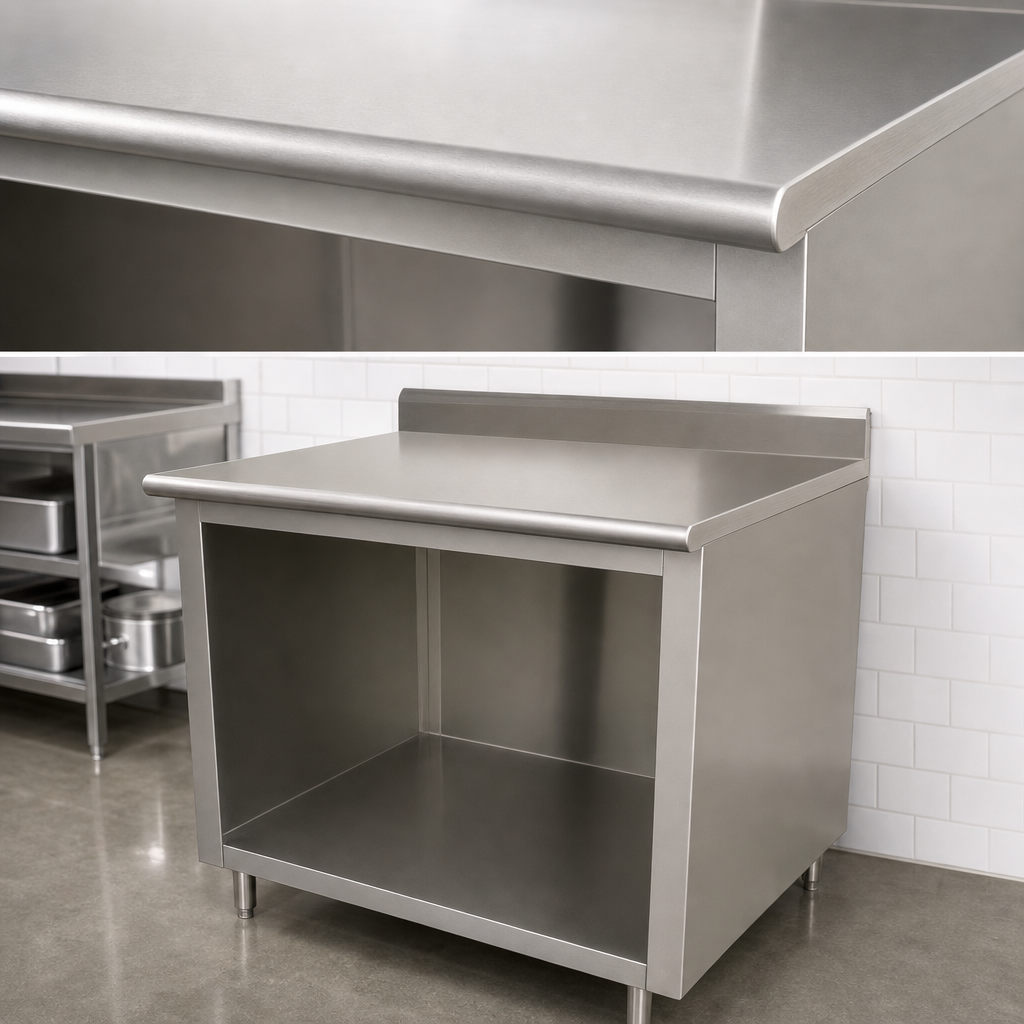 14-Gauge 304 Stainless Steel Top