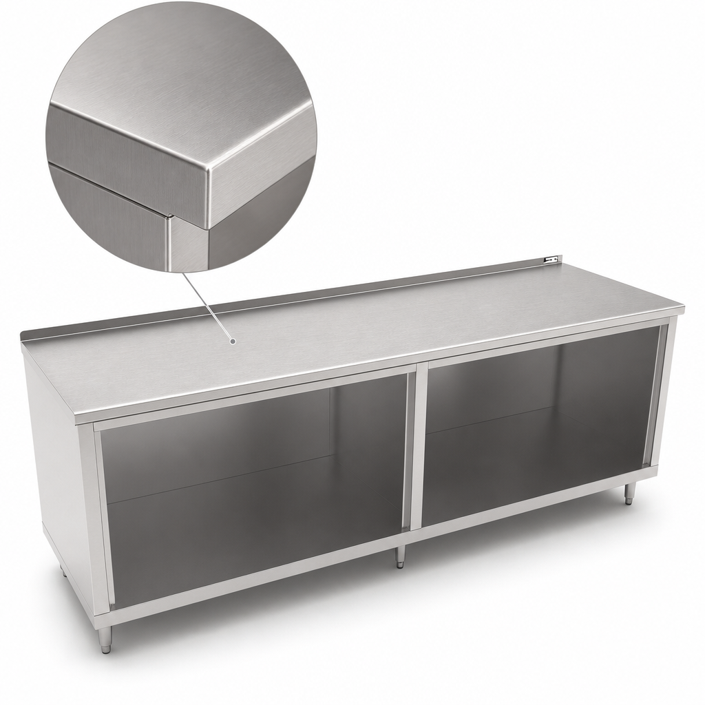 14-Gauge Stainless Steel Top