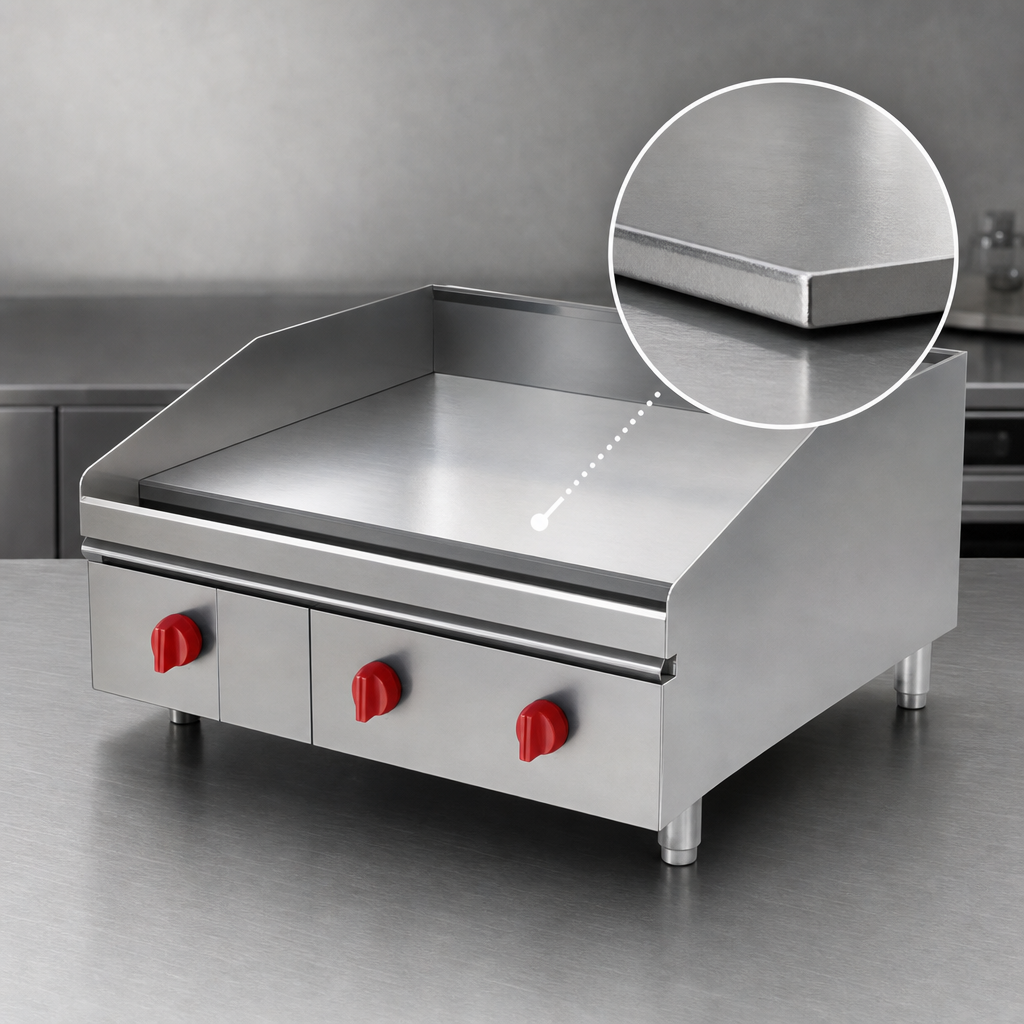 1-Inch Chrome Griddle Plate