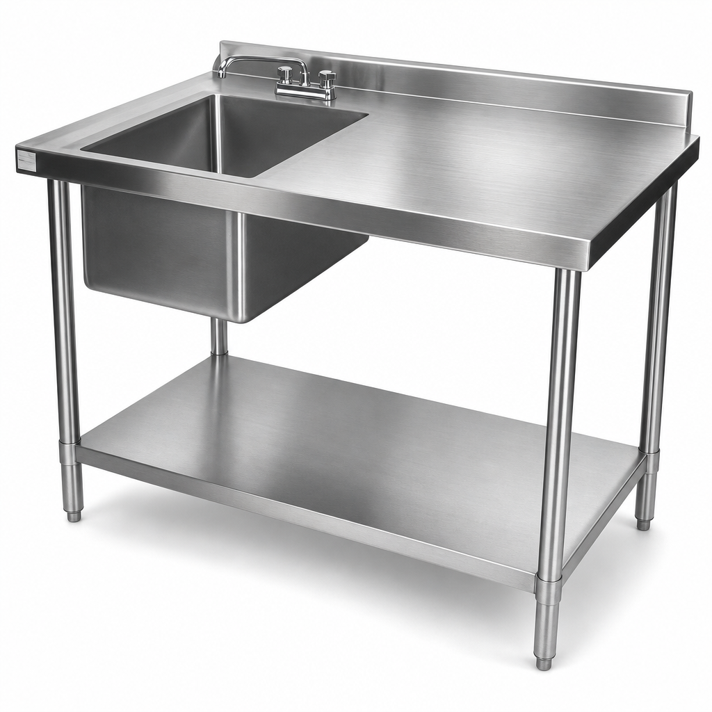 18-Gauge Stainless Steel Top