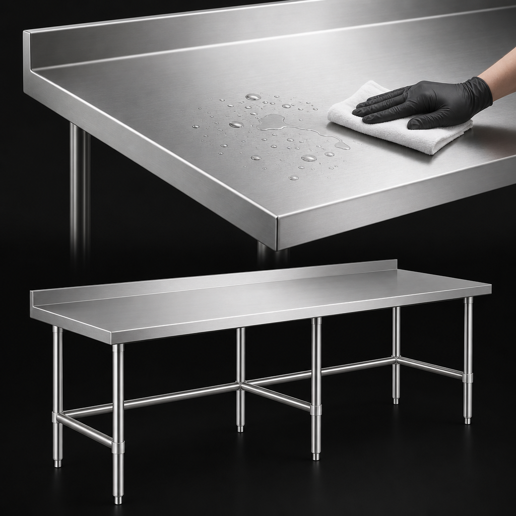 18-Gauge 304 Stainless Steel Top