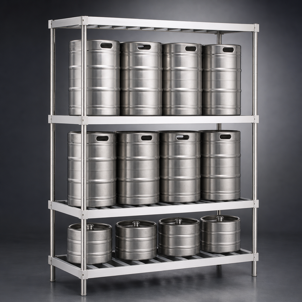 Three T-Bar Shelves