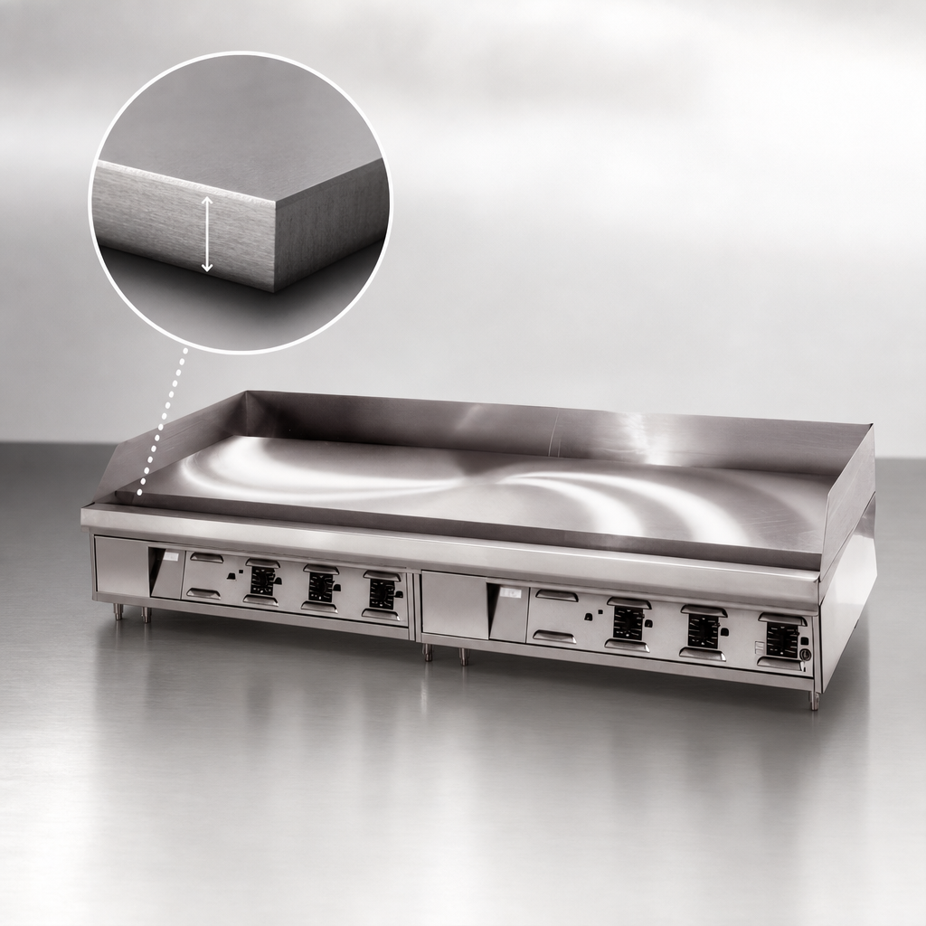 1-Inch Steel Griddle Plate