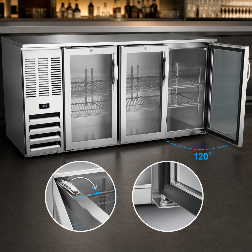 Self-Closing Doors With Stay-Open Hinges