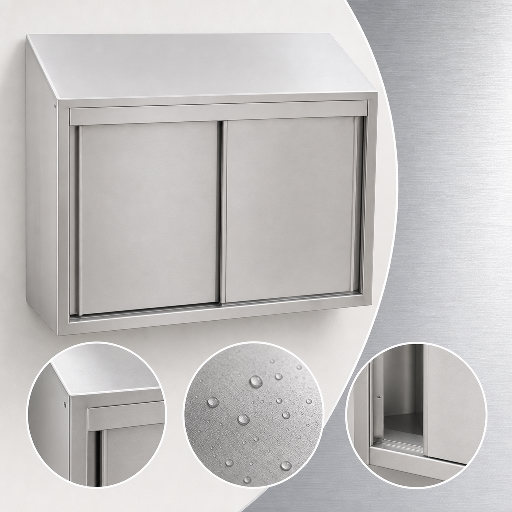 18-Gauge 304 Stainless Steel Construction