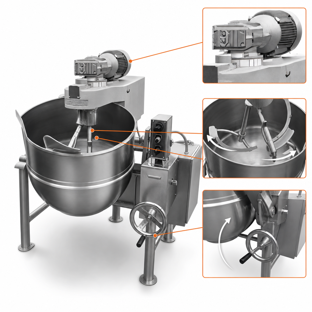Tilt-Out Twin Shaft Mixer