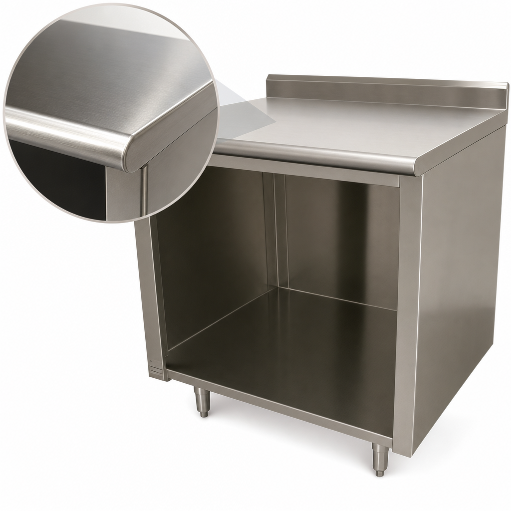 16-Gauge Stainless Steel Top