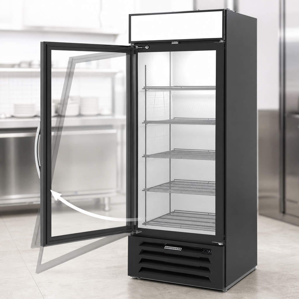 Self-Closing Door With Stay-Open Feature